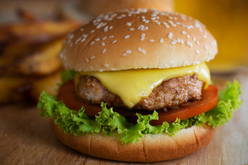classic hamburger