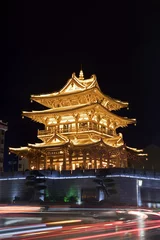 Foto op Canvas Guilin Tower is  located in downtown Guilin China © David Davis