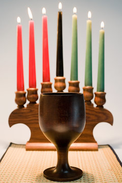 Kwanzaa Candles And Cup