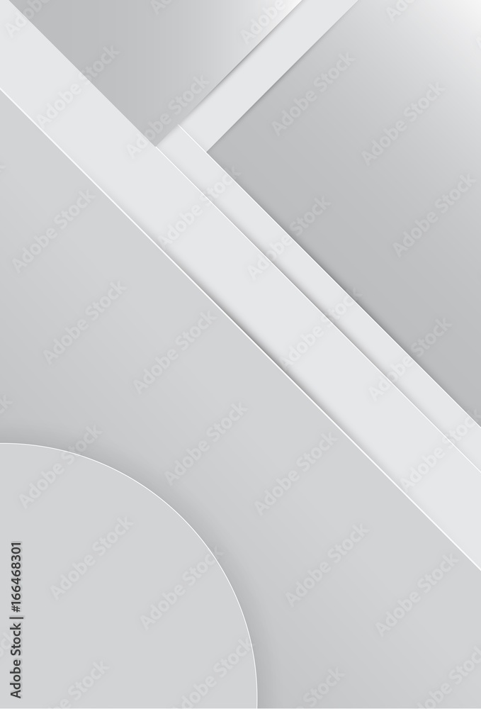 Poster Abstract background design modern with white and grey texture. vector illustration