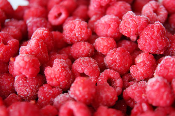 frozen raspberries