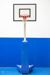 Basketball hoop in a game hall. © fotosr52