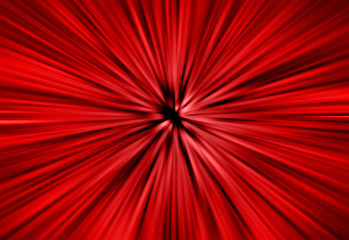 Red sparkles rays lights abstract background/texture. Luminous rays.