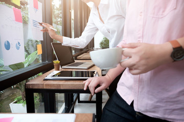 Fototapeta premium Business People Meeting Design Ideas Concept. business planning