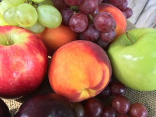 Assortment of fresh mixed fruit