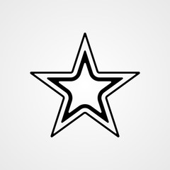 Obraz premium Vector logo star icon. Template for design.