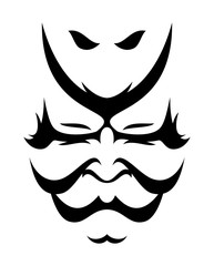 Japanese drama Kabuki face