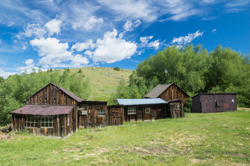 Gebäude im Wild West Städtchen Viriginia City, Montana © schame87
