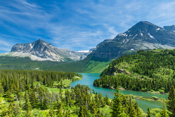 Landschaft im Glacier National Park, Montana