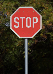 Stop sign