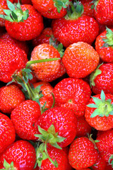 vertical background of strawberries