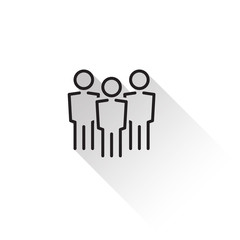 People Work  Group Team - Vector Flat Icon