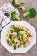 chicken with vegetables