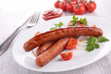 grilled sausage