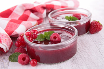 berry jam or jelly