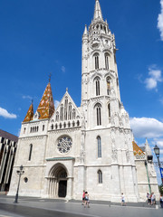 BUDAPEST, HUNGARY, JUNE 11.2017, Matthias Church is a Roman Catholic church, June 11. 2017, ...