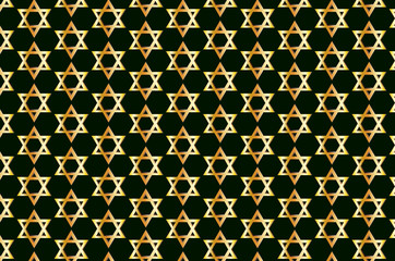 David star background - vector pattern,