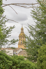 The village of Puente la reina in Navarra