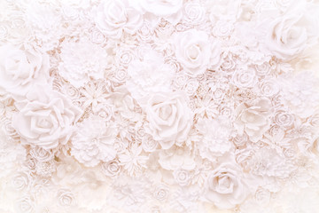 Full of white roses