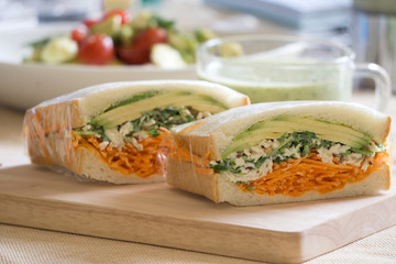 自作サンドイッチ