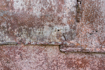 Rusted metal background