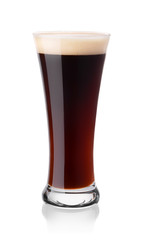Glass of stout beer