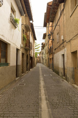 Fototapeta na wymiar The village of Puente la reina in Navarra