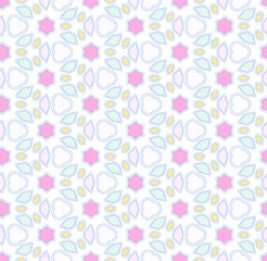 Seamless vector pattern kaleidoscope