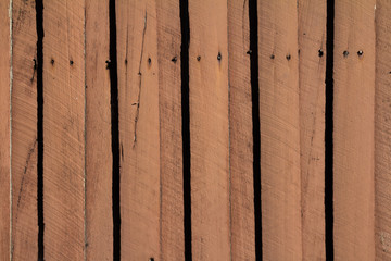 Wooden walls, walls made of wood, used as background.