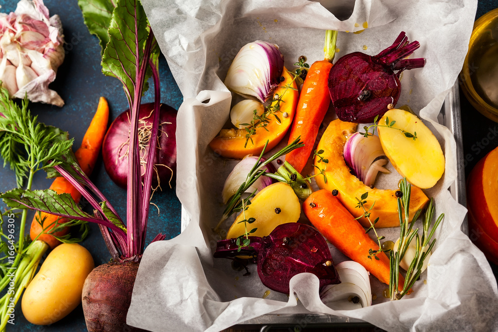 Sticker Oven Roasted vegetables