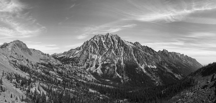 View of Mount Stuart from Longs Pass, Central Cascades, WA