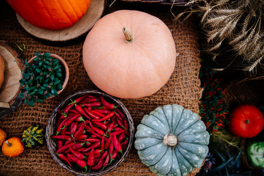 Autumn rustic still life