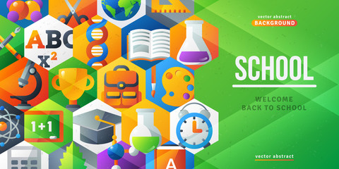 Back to school creative banner