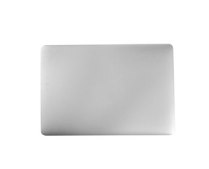 Modern laptop on white background