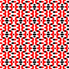 confusing red black pattern design concept