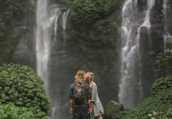 Young Couple Kissing