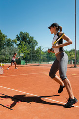 Cardio tennis workout