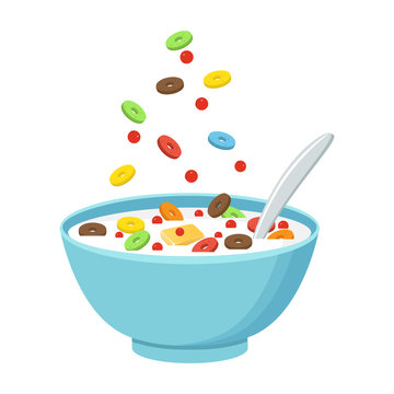 Cereal Bowl Cartoon Images – Browse 4,090 Stock Photos, Vectors, and Video  | Adobe Stock