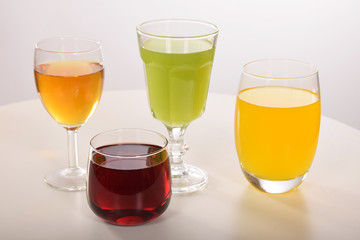Fresh cold juice for thirsty