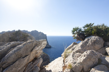 Fototapeta na wymiar Cap de formentor - beautiful coast of Majorca, Spain.