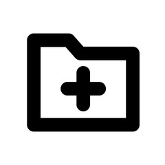 Obraz premium Add folder icon
