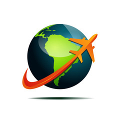 south america travel logo