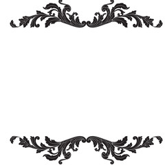 Baroque vector vintage elements