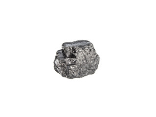coal on an isolated white background