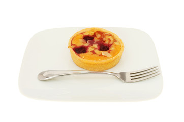 Cherry and almond tart