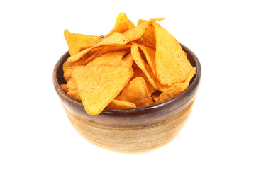 Tortilla chips in abowl