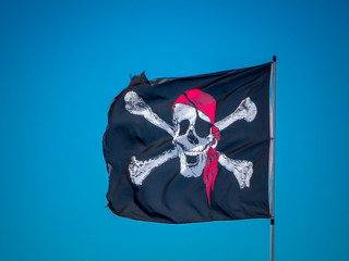 Fototapeta premium the jolly roger flag