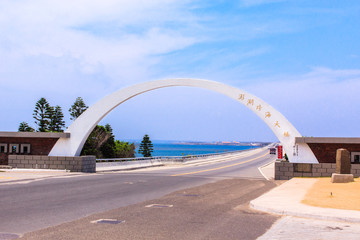 The starting point of the sea bridge