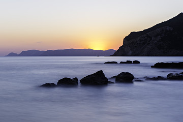 Wschód slońca na Skopelos