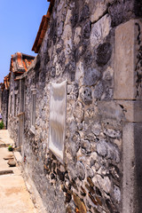 Coral stone wall